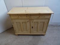Victorian Antique Pine 2 Door 2 Panel Dresser Base / TV Stand (6 of 9) Victorian Antique Pine 2 Door 2 Panel Dresser Base / TV Stand (6 of 9)