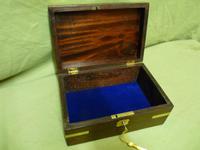 Inlaid Rosewood Jewellery – Trinket Box. C1850 (3 of 10) Inlaid Rosewood Jewellery – Trinket Box. C1850 (3 of 10)