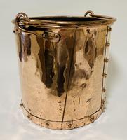 Antique Riveted Copper Bucket (5 of 14) Antique Riveted Copper Bucket (5 of 14)