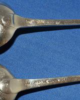 Pair of Georgian Silver Straining Spoons (3 of 4) Pair of Georgian Silver Straining Spoons (3 of 4)