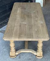 French Bleached Oak Refectory Farmhouse Dining Table (15 of 26) French Bleached Oak Refectory Farmhouse Dining Table (15 of 26)