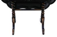 Victorian Tilt Top Decorated Black Lacquer Tray Top Coffee Table (4 of 11) Victorian Tilt Top Decorated Black Lacquer Tray Top Coffee Table (4 of 11)