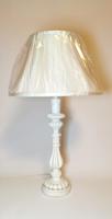 White Painted Plaster Lamp Mid 20th Century (2 of 7) White Painted Plaster Lamp Mid 20th Century (2 of 7)