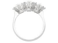 Gia Certified 3.09ct Diamond & Platinum Trilogy Ring - Antique & Contemporary (6 of 9) Gia Certified 3.09ct Diamond & Platinum Trilogy Ring - Antique & Contemporary (6 of 9)