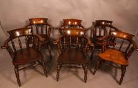 Harlequin Set of 6 Victorian Captains Chairs (7 of 10) Harlequin Set of 6 Victorian Captains Chairs (7 of 10)