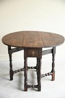 Small Rustic Oak Gateleg Table (1 of 12)