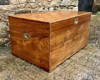 Antique Camphor Wood Military Trunk Chest (17 of 19) Antique Camphor Wood Military Trunk Chest (17 of 19)