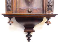 Antique Rocket Cased Single Walnut 8-Day Vienna Regulator Wall Clock by Lenzkirch (6 of 8) Antique Rocket Cased Single Walnut 8-Day Vienna Regulator Wall Clock by Lenzkirch (6 of 8)