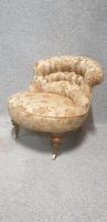 Pretty Victorian Walnut Tub Chair (6 of 6) Pretty Victorian Walnut Tub Chair (6 of 6)