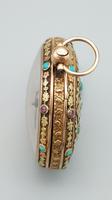 Rare 18th Century French 18k Gold Turquoise & Ruby Pocket Watch (3 of 10) Rare 18th Century French 18k Gold Turquoise & Ruby Pocket Watch (3 of 10)