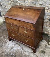 18th Century Georgian Oak Crossbanded Bureau (22 of 22) 18th Century Georgian Oak Crossbanded Bureau (22 of 22)