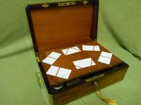 Quality Fully Brass Bound Rosewood Writing Box. Many Features. C1875 (5 of 16) Quality Fully Brass Bound Rosewood Writing Box. Many Features. C1875 (5 of 16)