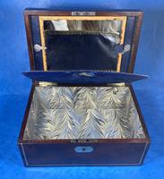 Georgian Brass Inlaid Mahogany Jewellery Box. (13 of 20) Georgian Brass Inlaid Mahogany Jewellery Box. (13 of 20)