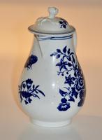 Worcester 'Three Flowers' Pattern, Sparrow-Beak Jug & Cover c.1770 / 1790 (4 of 11) Worcester 'Three Flowers' Pattern, Sparrow-Beak Jug & Cover c.1770 / 1790 (4 of 11)