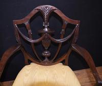 Set 10 Adams Shield Back Dining Chairs Mahogany (4 of 9) Set 10 Adams Shield Back Dining Chairs Mahogany (4 of 9)