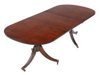 Mahogany Extending Pedestal Dining Table (10 of 12) Mahogany Extending Pedestal Dining Table (10 of 12)