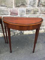 Pair Antique Mahogany Console Tables (5 of 9) Pair Antique Mahogany Console Tables (5 of 9)
