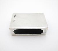 Antique 1915 WWI English Solid Sterling Silver Small Match Box Case Vesta Holder Cover (2 of 6) Antique 1915 WWI English Solid Sterling Silver Small Match Box Case Vesta Holder Cover (2 of 6)