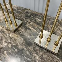 Pair of Chrome & Brass Rodded Table Lamps (4 of 9) Pair of Chrome & Brass Rodded Table Lamps (4 of 9)