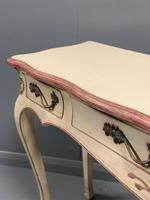 Large French painted console table with drawers (5 of 8) Large French painted console table with drawers (5 of 8)