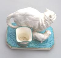 Highly Unusual Novelty Frightened Cat Porcelain Striker / Match Holder 19th Century (10 of 13) Highly Unusual Novelty Frightened Cat Porcelain Striker / Match Holder 19th Century (10 of 13)