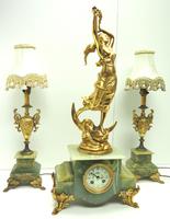 Incredible Art Nouveau Dancing Figural Mantel Clock Set 8 Day Striking Mantle Clock with Side Lamps (4 of 15) Incredible Art Nouveau Dancing Figural Mantel Clock Set 8 Day Striking Mantle Clock with Side Lamps (4 of 15)