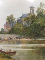 The Thames at Richmond - Antique Watercolour by James Aumonier (3 of 4) The Thames at Richmond - Antique Watercolour by James Aumonier (3 of 4)