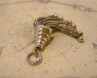 Antique Pocket Watch Chain Tassel Fob 1890 Victorian Silver Nickel Dainty Fob (3 of 5) Antique Pocket Watch Chain Tassel Fob 1890 Victorian Silver Nickel Dainty Fob (3 of 5)