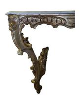 Gilded Louis XV Style Console Table with Marble Top (3 of 6) Gilded Louis XV Style Console Table with Marble Top (3 of 6)