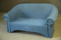 Blue Wicker Sofa (8 of 10) Blue Wicker Sofa (8 of 10)