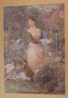 Superb Watercolour 'Feeding the Turkeys' by Robert Crozier (3 of 6) Superb Watercolour 'Feeding the Turkeys' by Robert Crozier (3 of 6)