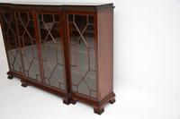 Antique Mahogany Chippendale Style Breakfront Dwarf Bookcase (5 of 11) Antique Mahogany Chippendale Style Breakfront Dwarf Bookcase (5 of 11)