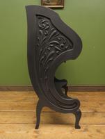 Antique Art Nouveau Black Writing Bureau Desk with Carvings, Lockable, Gothic (14 of 23) Antique Art Nouveau Black Writing Bureau Desk with Carvings, Lockable, Gothic (14 of 23)