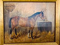 Oil on Canvas of a Chesnut Mare (2 of 4) Oil on Canvas of a Chesnut Mare (2 of 4)