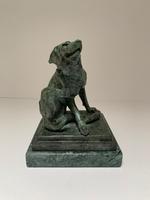 Charles Valton - 19th Century Bronze of Hound Scratching (4 of 5) Charles Valton - 19th Century Bronze of Hound Scratching (4 of 5)
