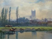 St Johns College, Cambridge 'John Henry Leonard' (1834-1904) Landscape Painting (2 of 12) St Johns College, Cambridge 'John Henry Leonard' (1834-1904) Landscape Painting (2 of 12)