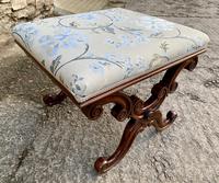 Victorian Mahogany X-Frame Stool (6 of 15) Victorian Mahogany X-Frame Stool (6 of 15)