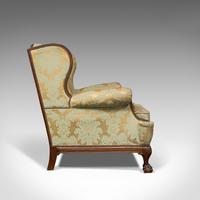 Antique Wing-Back Armchair, English, Fireside, Lounge, Seat, Edwardian, 1910 (12 of 12) Antique Wing-Back Armchair, English, Fireside, Lounge, Seat, Edwardian, 1910 (12 of 12)