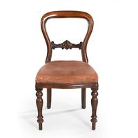 Attractive Set of Eight Late 19th Century Balloon Backed Chairs (3 of 4) Attractive Set of Eight Late 19th Century Balloon Backed Chairs (3 of 4)
