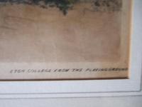 After James Baker Pyne 1800-1870: Lithograph "Eton College from the Playing Ground" 1838 (3 of 8) After James Baker Pyne 1800-1870: Lithograph "Eton College from the Playing Ground" 1838 (3 of 8)