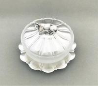 Fabulous William IV silver & glass butter dish (3 of 5) Fabulous William IV silver & glass butter dish (3 of 5)