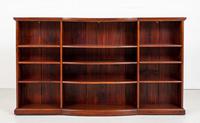 Victorian Mahogany Triple Open Bookcase (8 of 8) Victorian Mahogany Triple Open Bookcase (8 of 8)