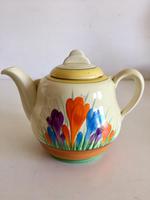 Clarice Cliff Bizarre Autumn Crocus Tea Pot, Art Deco (2 of 10) Clarice Cliff Bizarre Autumn Crocus Tea Pot, Art Deco (2 of 10)