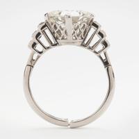 Art Deco Diamond 4.30 Carat Solitaire Engagement Ring c.1930 (4 of 6) Art Deco Diamond 4.30 Carat Solitaire Engagement Ring c.1930 (4 of 6)