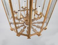 Large French Gilt Metal & Glass Six Light Lantern (2 of 6) Large French Gilt Metal & Glass Six Light Lantern (2 of 6)