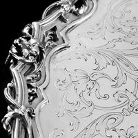Exceptional Large Solid Sterling Silver Victorian Salver/tray/platter 47cm with Cast Border - Hunt & Roskell - Storr Mortimer & Hunt (13 of 29) Exceptional Large Solid Sterling Silver Victorian Salver/tray/platter 47cm with Cast Border - Hunt & Roskell - Storr Mortimer & Hunt (13 of 29)