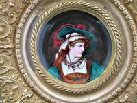 Antique Berlin Porcelain Dish in Repoussée Brass Frame c.1880 (6 of 10) Antique Berlin Porcelain Dish in Repoussée Brass Frame c.1880 (6 of 10)