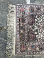 Antique Mughal Kashmir Wool Carpet (4 of 8) Antique Mughal Kashmir Wool Carpet (4 of 8)