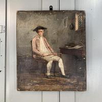 Antique Georgian oil painting portrait of gentleman The Flautist flute player (8 of 10) Antique Georgian oil painting portrait of gentleman The Flautist flute player (8 of 10)