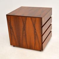 Danish Rosewood Filing Chest of Drawers Vintage 1960’s (7 of 9) Danish Rosewood Filing Chest of Drawers Vintage 1960’s (7 of 9)